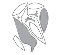 Ellen Hutson, Essentials by Ellen, Sew Cute - Raven Designer Die Set, Stamping, Scrapbooking, Die Cutting, DIY, Paper Crafts, Card Making, Halloween, Raven, Felt, Sewing, Spooky Season, Decor