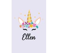 Ellen: Personalized Name Notebook | Wide Ruled Paper Notebook Journal | For Teens Kids Students Girls| For Home School College | 6x9 inch 120pages