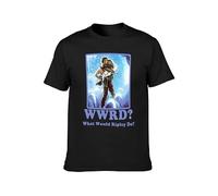 Ellen Ripley WWRD What Would Ripley Do Aliens Fan Unisex 100% Cotton Short-Sleeve T-Shirts Black S