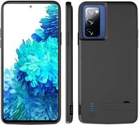 ELLENNE - Cover with integrated battery compatible for Samsung Galaxy S20 Plus 5G 6.7 inches Slim Rechargeable Case S20+ 6000mAh