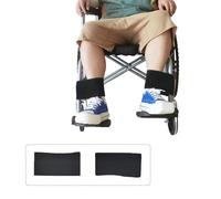 ELLENTAE Wheelchair Leg Strap Support Restraints Safety Seat Belt Foot Rest Straps for Elderly Dementia Paralysis Prevent Sliding Separator Accessories Straps, Restraint Footrest Wheelchair（1 Pair）