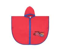 Ellepi Cars Waterproof Rain Cape, red, 2-3 Jahre