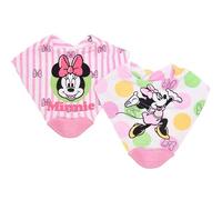 Ellepi Disney Baby Bibs Bandana Bibs Triangle Teething Cotton Button Minnie Mickey Mouse Months Early Childhood Nursing Gift Idea Mom Kit, Minnie1, One size