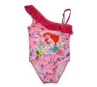 Ellepi Disney The Little Mermaid Ariel Sea Swimming Pool Swimsuit for Girls Summer 3-7 Years | Official Ariel Sea Underwear with Colourful Print | Holiday and Leisure, pink, 7 Years