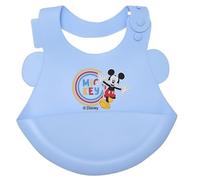 Ellepi Silicone Bib with Pocket Newborn Disney Minnie Mouse, Mickey, One Size