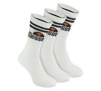 Ellesse 3 Pack Mens Vulloni Jacquard Logo Sport Socks - White - Size UK 9-12