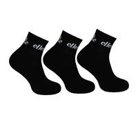 Ellesse 3-pack Rallo Mens Black Ankle Socks SBGA1567_Black