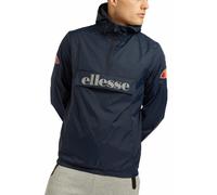 ellesse Acera 80s Retro Overhead Mac Jacket Hooded Anorak Cagoule Navy Blue