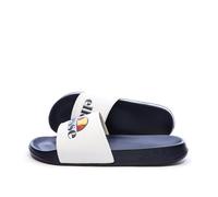 ellesse Duke Men's White/Navy Slides, Marine, 11.5 UK