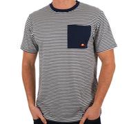 Ellesse Hirst Striped T Shirt Navy/White