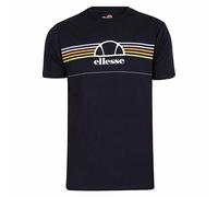 Ellesse Lentamente Mens Navy T-Shirt Cotton - Size Medium