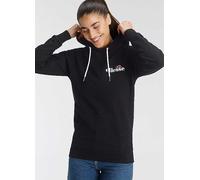 Ellesse Logo Embroidery Long Sleeve Hoodie Black