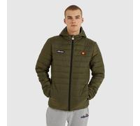 Ellesse Lombardy Padded Jacket Men's Khaki Winter Coat Hooded Zip