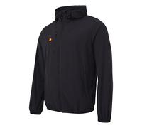 (M, Black) Ellesse Mens 2023 Losali Chest Pocket Adjustable Hood Full Zip Golf Jacket