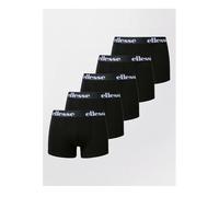 Ellesse Men's 5 Pack Cotton Rich Trunks Boxer Shorts Set, Black, Size Xl, Men Black