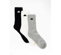 Ellesse Men's Alacre Crew Socks 3 Packs, Multi, Size One Size Fits All, Men Print