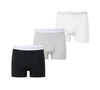 Ellesse Mens Ambria Boxer Shorts (Pack of 3) - White/Black/Grey - S - White/Black/Grey - 95% Cotton/5% Elastane