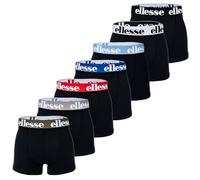 Ellesse Men's Boxer Shorts, Pack of 7 - Yema Boxer Shorts, Logo Waistband, Without Fly, Cotton Stretch
