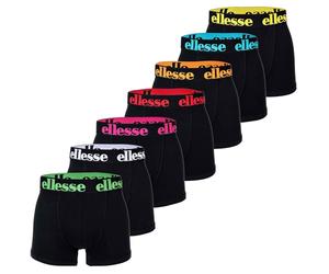 Ellesse Men's Boxer Shorts, Pack of 7 - Yema Boxer Shorts, Logo Waistband, Without Fly, Cotton Stretch