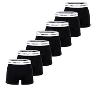 Ellesse Men's Boxer Shorts, Pack of 7 - Yema Boxer Shorts, Logo Waistband, Without Fly, Cotton Stretch, Black 2, M