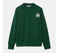 Ellesse Mens Graphic Sweatshirt Run Club Di Corsa Sweat Dark Green