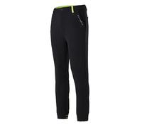 Ellesse Men's Dannio Cuffed Trouser Regular Fit Golf Pants, Black/Green, 32 W