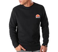 ELLESSE MEN'S DIVERIA CREW NECK SWEATSHIRT JUMPER BLACK LOGO RETRO NEW BNWT OG