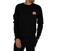 Ellesse Mens DIVERIA SWEATSHIRT in Black Cotton - Size Medium
