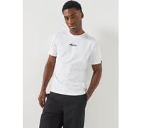 Ellesse Mens Ellesse Ollio Logo Crew Neck T-Shirt, White, Size S, Men White