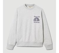 Ellesse Mens Graphic Sweatshirt Run Club Di Corsa Sweat Light Grey Marl