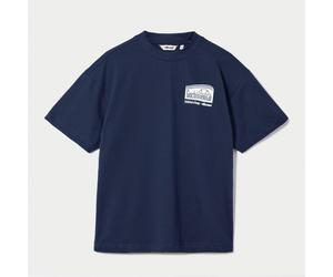 Ellesse Mens Graphic T-Shirt Suaven Relaxed Fit Tee Navy