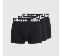 Ellesse Men's Hali 3 Pack Cotton Stretch Trunks - Black
