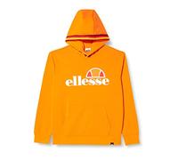ELLESSE Men's Hoodie Sweatshirt, Orange Popsicle, L