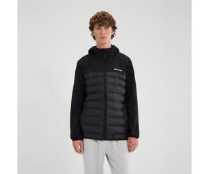 Ellesse Mens Hybrid Jacket Cassiano Full Zip Softshell Puffer Jacket Black