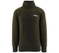 Ellesse Mens Khaki Benevento Quarter Zip Sweatshirt