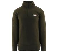 Ellesse Mens Khaki Benevento Quarter Zip Sweatshirt