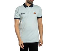 Ellesse Men's Lessepsia Polo Shirt, Light Blue/Navy, XXL