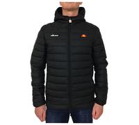 Ellesse Mens Lombardy Padded Full Zip Logo Branded Hooded Jacket in Anthracite