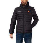 Ellesse Mens Puffer Jacket Lombardy Padded Jacket Anthracite Black
