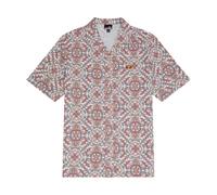 Ellesse Mens Melos Collared Neck Short Sleeve Shirt in All Over Print - Multicolour - Size Medium