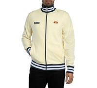 Ellesse Men's Milan Track Jacket, Light Yellow/Navy, L