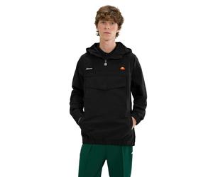 Ellesse Mens Mont 3 Overhead Jacket - Black - M - Black - 100% Cotton