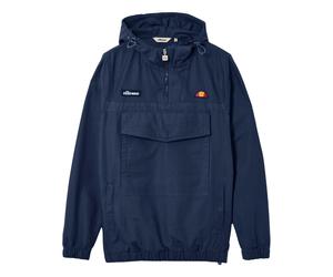 Ellesse Mens Mont 3 Overhead Jacket - Navy - S - Navy - 100% Cotton