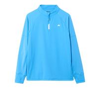 Ellesse Mens Musica Quarter Zip Long-Sleeved T-Shirt (Blue) - Size Small