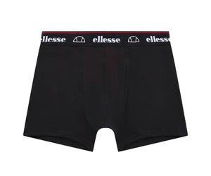 Ellesse Mens Muxel884 Bold Stripe Boxer Shorts (Pack of 3) - Black - S - Black - 95% Cotton/5% Elastane