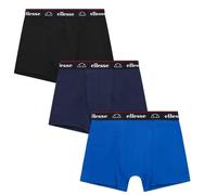 Ellesse Mens Muxel885 Boxer Shorts (Pack of 3) - Black/Navy/Blue - M - Black/Navy/Blue - 95% Cotton/5% Elastane