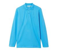 Ellesse Mens Nerola Long-Sleeved Polo Shirt - Blue - S - Blue - 52% Cotton/44% Polyester/4% Elastane