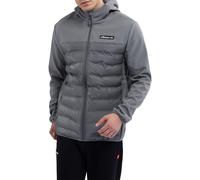 Ellesse Mens Padded Jacket Cassiano Zip Jacket Dark Grey