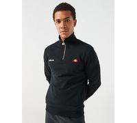 Ellesse Men's Pelegrini 1/4 Zip Sweatshirt, Black, XXL