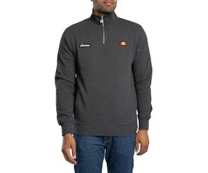 Ellesse Men's Pelegrini 1/4 Zip Sweatshirt, Charcoal Marl, XL